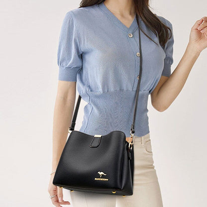 Women's Handbag Purses 3 Layers Ladies Shoulder Messenger Bags Femme