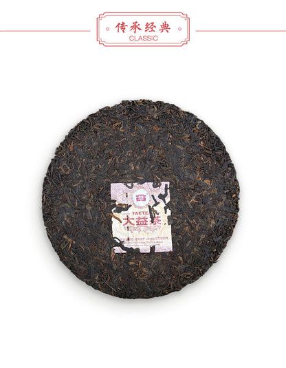357g 7452 Menghai Dayi Puer Tea Cake TAETEA Pu-erh China Yunnan Pu'er Ripe Tea
