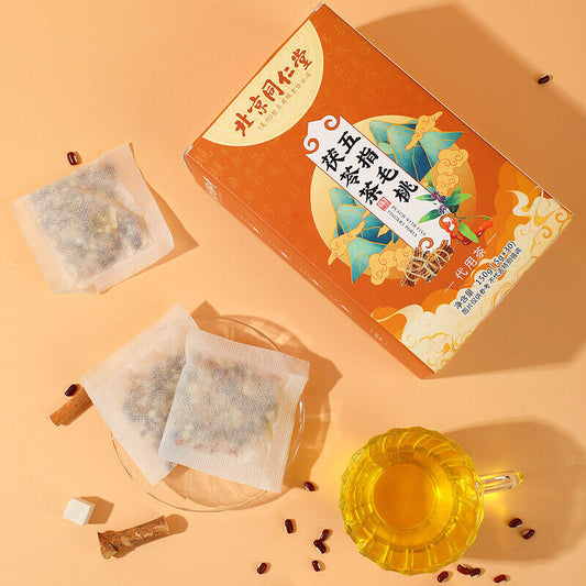 同仁堂五指毛桃茯苓茶五指毛桃根土茯苓汤包养生茶150g TongRenTang Five Fingers Hairy Peach Poria Tea