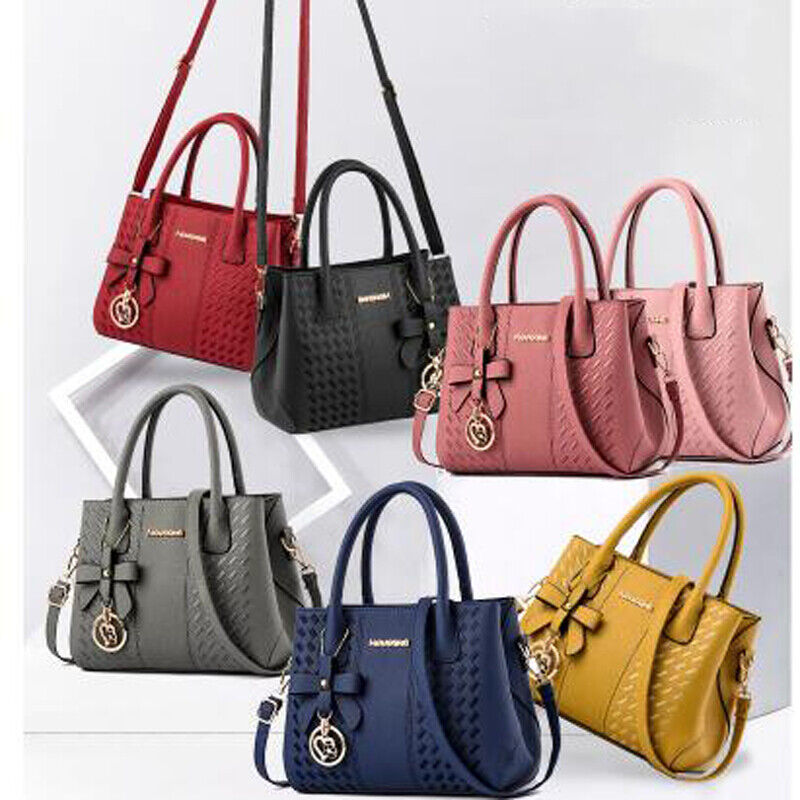 Hot Womens Casual Faux Leather Handbag Shoulder Messenger Crossbody Tote Purse