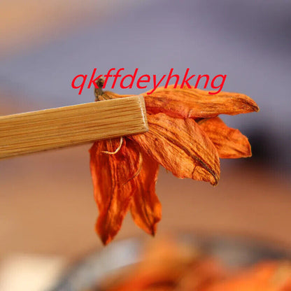 Lanzhou Dried Lily Flower Tea 兰州干百合花茶叶 无硫特级纯天然女性安神养生干百合花 宁心安神、补中益气、延缓衰老 2瓶装共60g