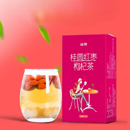 Organic Longan Red Date Wolfberry Herbs Tea Health Herbal Tea Gouqiguiyuan 300g