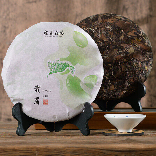 200g Fuding White Tea Cake Fragrance Gongmei Shoumei Panxi Old White Tea Cake