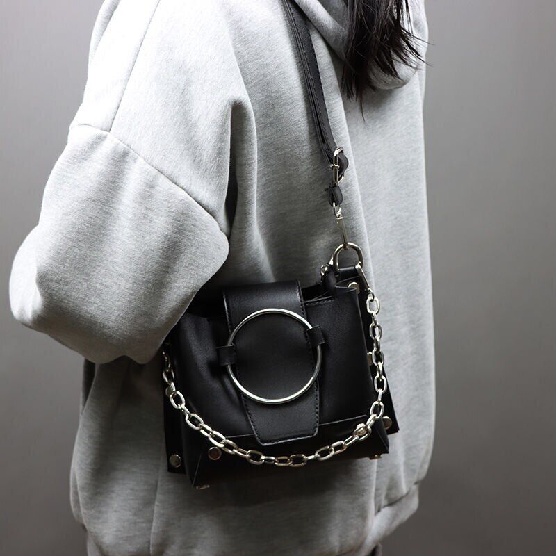 Bag Handbags Women PU Leather Chain All-match Shoulder Bag