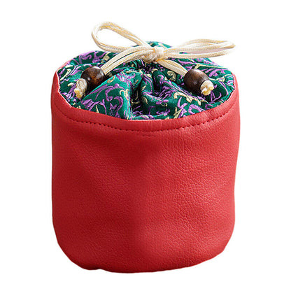 Portable Teaware Storage Bag Travel Collect Teapot Teacup Antique Jewelry Pouch