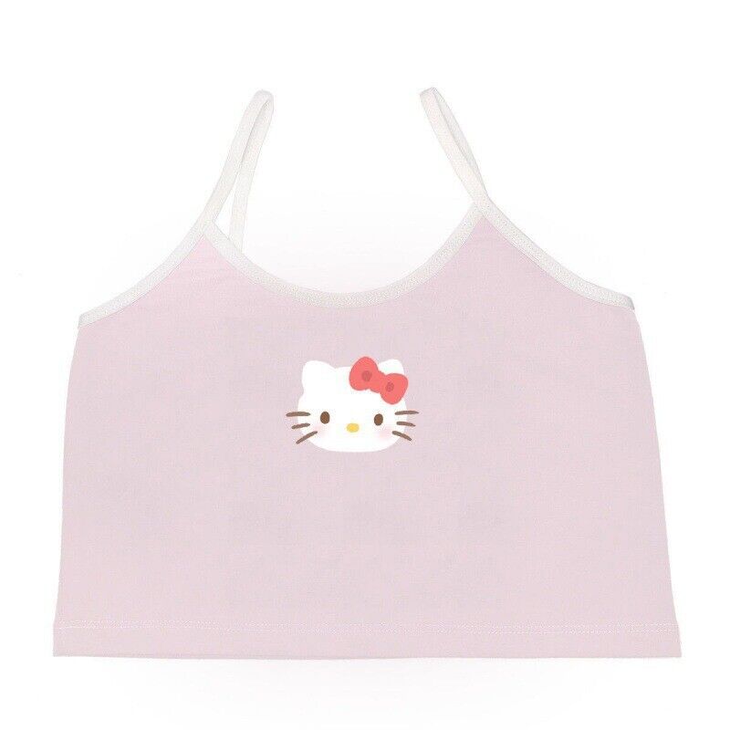 Hello Kitty Cartoon Millennium Spicy Girl Cute Print Tank Top Girl