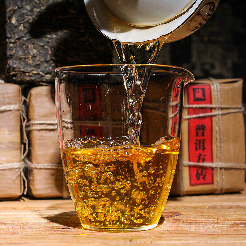 500g Natural Yunnan Pu'er Raw Tea Brick Pu'er Raw Tea Brick Healthy Drink