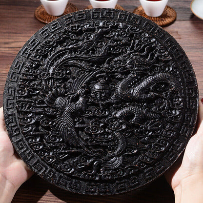 Dragon Phenix Big Red Robe Tea Black Tea Cake Aged Wuyi Mountains Da Hong Pao