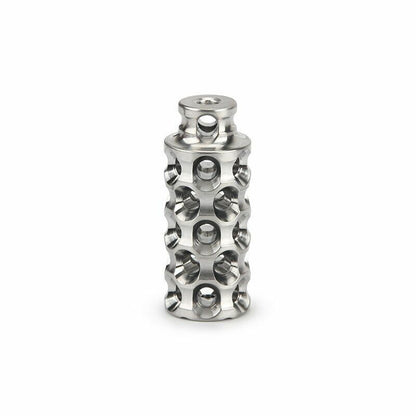 1PCS Hollow Titanium Alloy Beads Umbrella Rope DIY Pendant Paracord Accessories