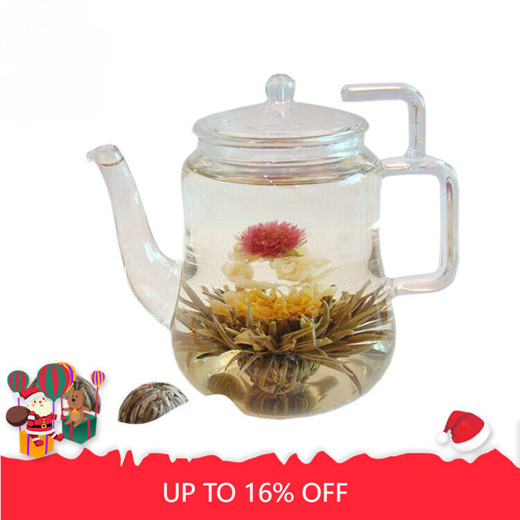 Natural Handmade Jasmine Flowering Rose Lily Blooming Flowering Tea Ball 20pcs