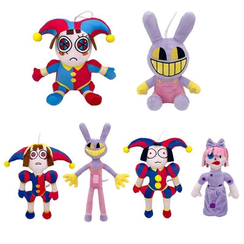 Digital Circus stuffed toys Pomni and Jax Plushies doll Christmas Birthday gift