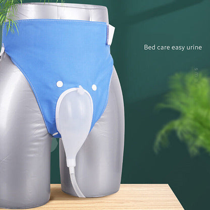 Urine Bag Collector Protable Mens Urinal Silicone Urine Funnel Reusable