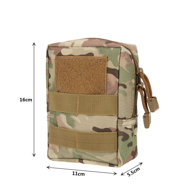 600D Commuter Bag Molle Accessory Bag EDC Tool Wallet Phone Waist Pack Outdoor