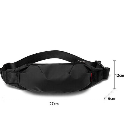 Men's Sling Backpack Oxford Waterproof Outdoor Crossbody Bag Daypack Waist Pack