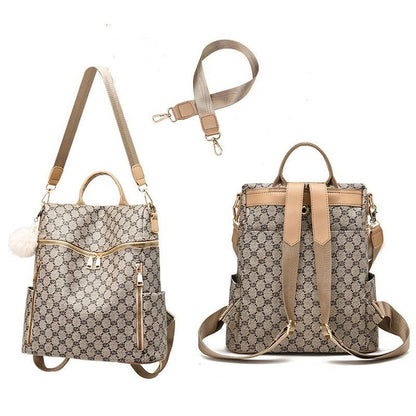 Women's Traval Bacpacks Ladies Back Pack PU Leather Pattern Women Bag