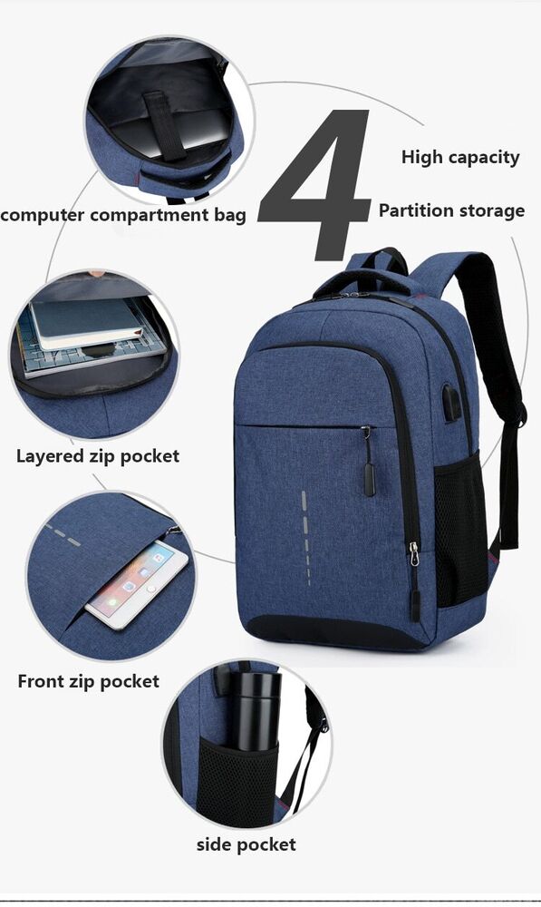 Men's Backpack Ultra Lightweight Back Bag Men Book Bag Men's Backpack
