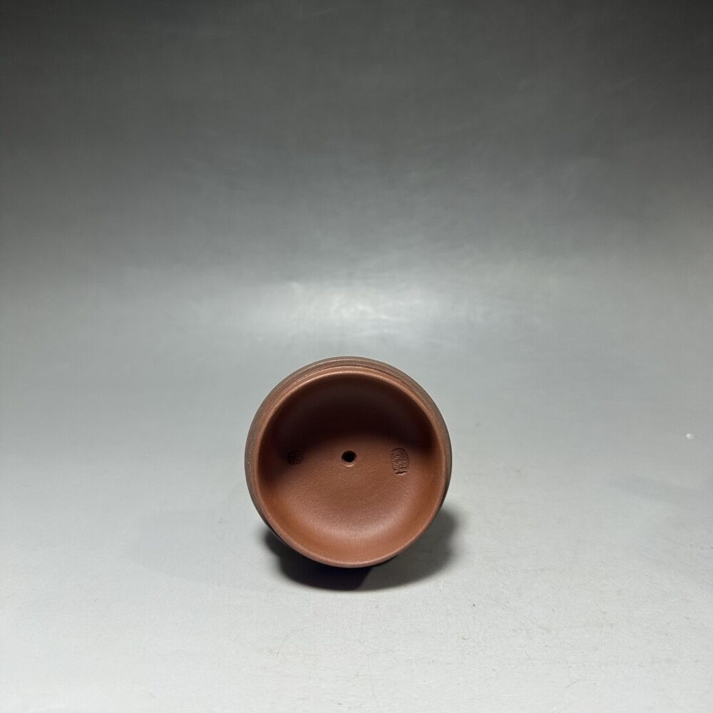 vintage chinese yixing purple clay teapot zisha ceremony carving Collectible art
