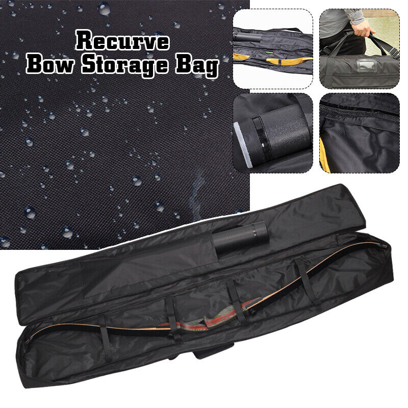 Archery Recurve Bow Storage Bag Hunting Sport Carry Case Hand Shoulder Case Bag