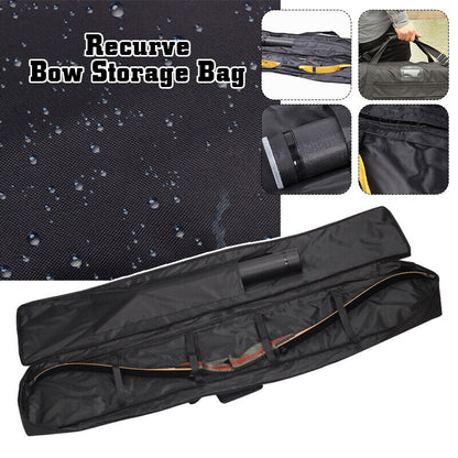 Archery Recurve Bow Storage Bag Hunting Sport Carry Case Hand Shoulder Case Bag