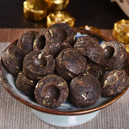 Yunnan Glutinous Mini Tuo Cha Ripe Pu'er Tea Shu Pu Er Tuocha Slimming Tea 250g