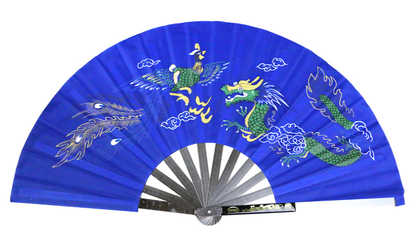 Metal Stainless Steel Folding Fan Mulan Kung Fu Martial Arts Tai Chi Fan New