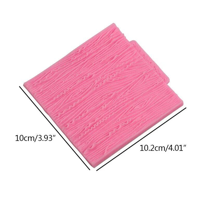 Tree Bark Texture Wood Pattern Silicone Mould Mat Fondant Cake Decoration Mold