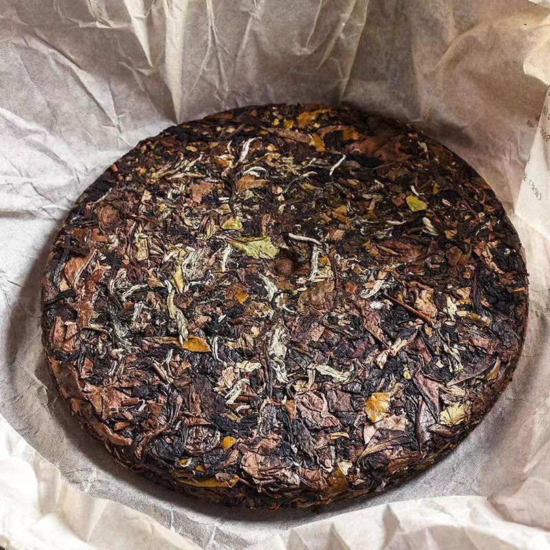 350g Fuding White Tea Cake Organic Old White Tea Shoumei Chinese Tea Gift Box