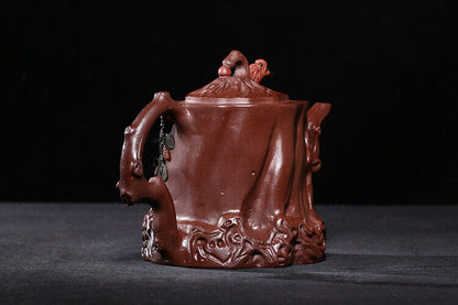 Chinese Yixing Zisha Clay Handmade Exquisite Teapot（卧虎藏龙 印款：汪寅仙）