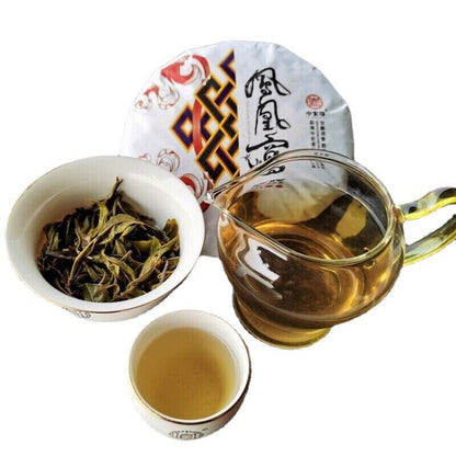 Phoenix Nest Ancient Tree Tea First Spring Pu-erh Raw Tea 200g High Bar Cake Tea