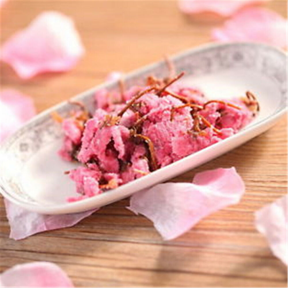 Flower Tea Pink Cherry Blossom Japanese Traditional Salted Sakura Cha Preserved-