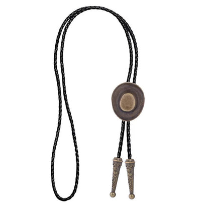 Men Bolo Ties Cowboy Adjustable Cacique Women Western Rodeo Dance Neckties 3.5cm
