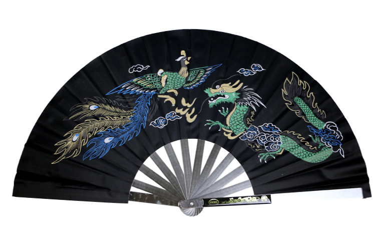 Metal Stainless Steel Folding Fan Mulan Kung Fu Martial Arts Tai Chi Fan New