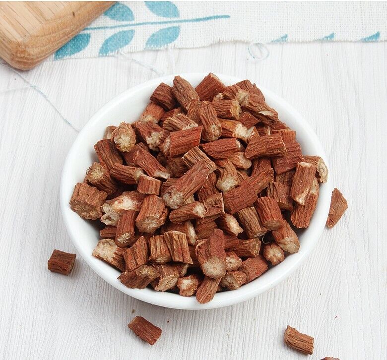 Chinese medicine herbal Red Sage Dan Shen Root (Salvia miltiorrhiza)