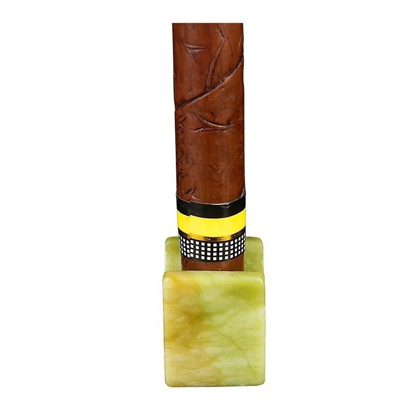 Cigar Ashtrays Holder Stone Stand Jade Rack Smoking Tobbacco Accessories 30x40mm