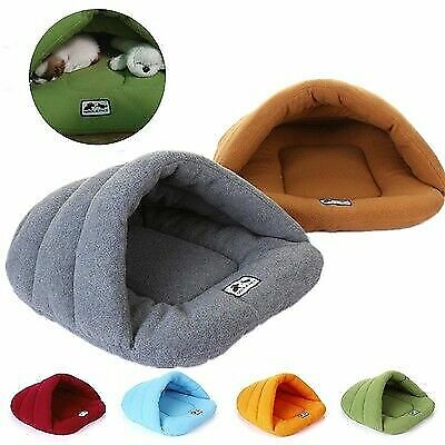 Cave Crate Cozy Warm Winter Bed House Sleeping Bag Plush Mat Pet Dog Cat Puppy