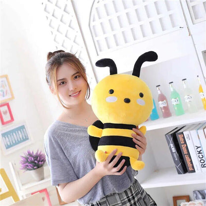 Bee Plush Toy Stuffed Animal Toys Soft Bumblebee Toy Cute Honey Bee 20cm