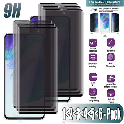 For Samsung Galaxy S21 FE 5G Thin Fit Privacy Tempered Glass Screen Protector