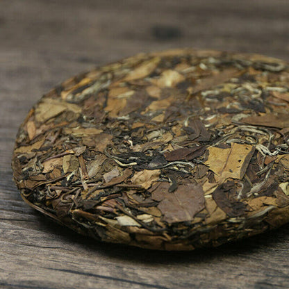 350g Chinese Old Tree ShouMei White Tea Cake Fuding High Mountain Gong Mei