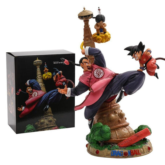 Dragon Ball Son Goku VS Tao Pai Pai PVC Actionfigur Modell Spielzeug Anime Statue-