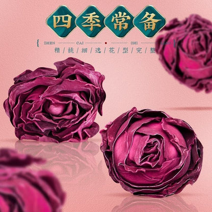 40G Yunnan Ink Red Rose Tea Edible Dried Roses Gift Tea Double Petal Rose Tea