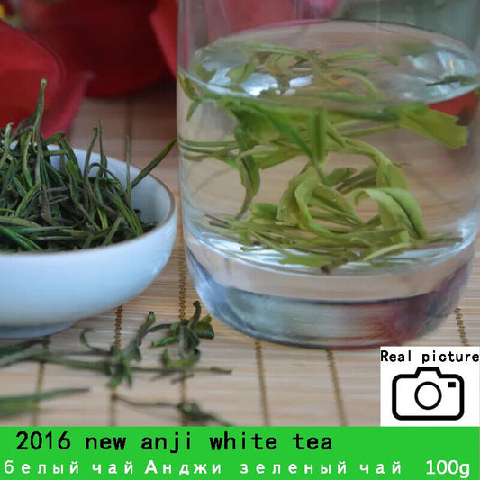 2023 New Organic White Tea Super Anji baicha needle Tea for Health Care Tea 100g