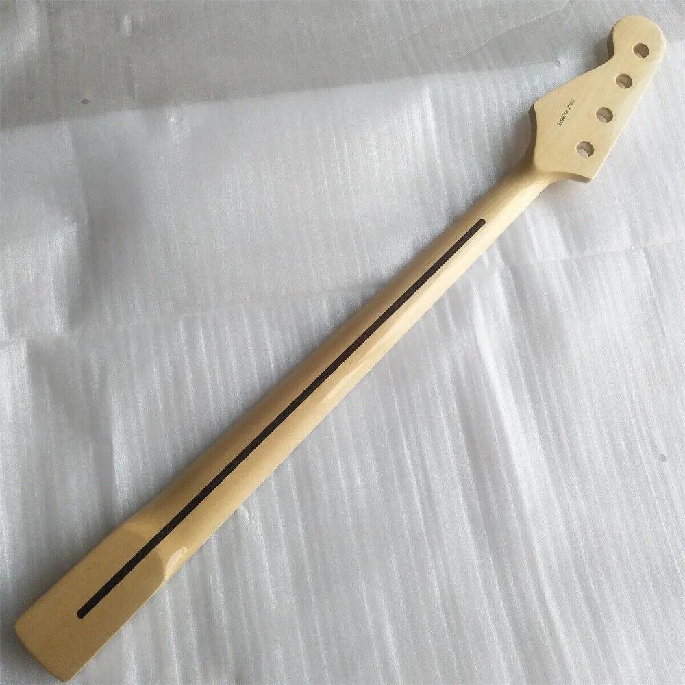 4 String Maple Electric Jazz Bass Guitar Neck 20fret Rosewood Fretboard 34 Inch