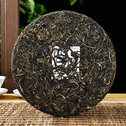 357g Yunnan Raw Puerh Tea Iceland Old Pu'er Tea Cake Pu-erh Green Tea Bemefits