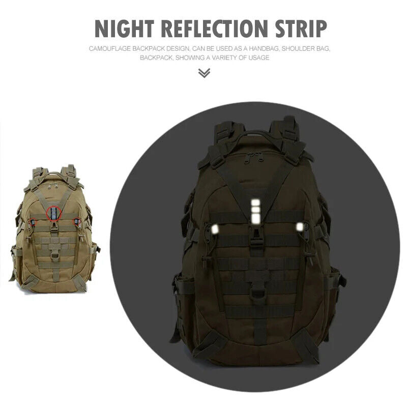 Tactical Backpack Men Camping Hiking Backpacks Outdoor Travel Bags Climbing Bag