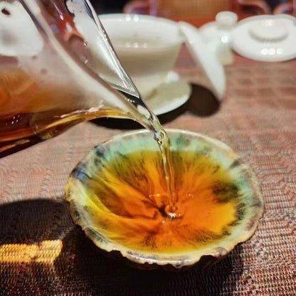 357g Yunnan Old Pu-erh Raw Tea Cake 2003 Dayi Aged Raw Pu'er Cake Tea Puerh Tea