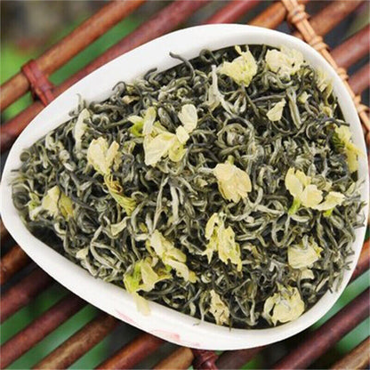 Green Jasmine Flower Jasmine Flowers Green Tea Jasmine Flurries Chinese Tea 50g