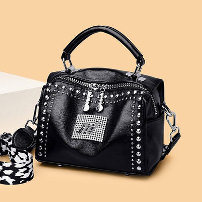 Women Leather Handbags Bag Black Crossbody Bags for Ladies Bag
