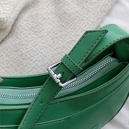 Women Shoulder Bag PU Leather Purse and Handbag Shopper Underarm Bag