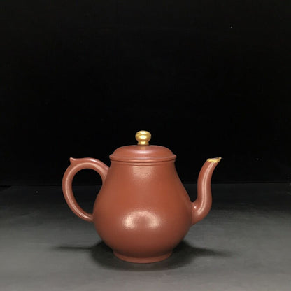 vintage chinese yixing purple clay teapot zisha ceremony carving Collectible art