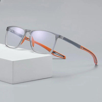 Men TR90 Anti-blue Light Square Reading Glasses Sport Lightweight Glasses New